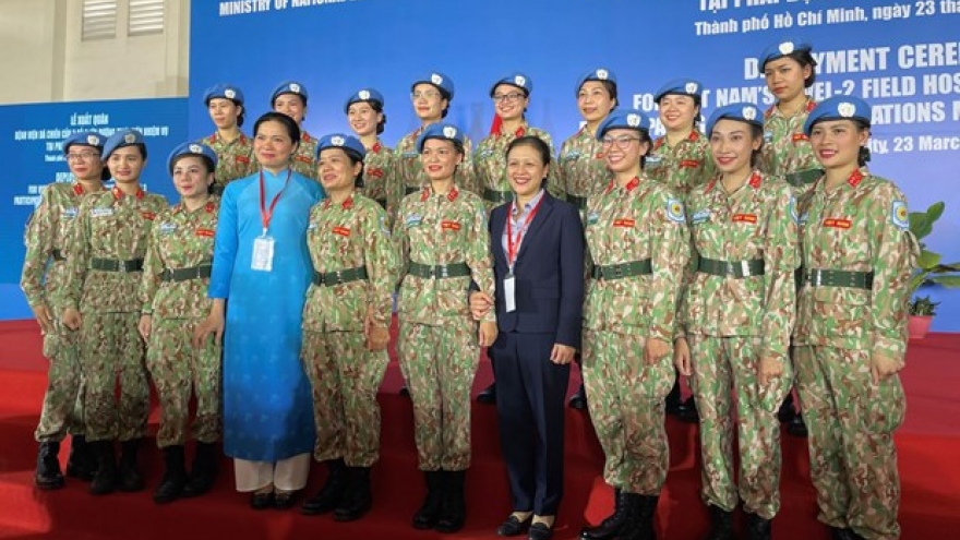 Vietnamese pre-deployment training for peacekeepers